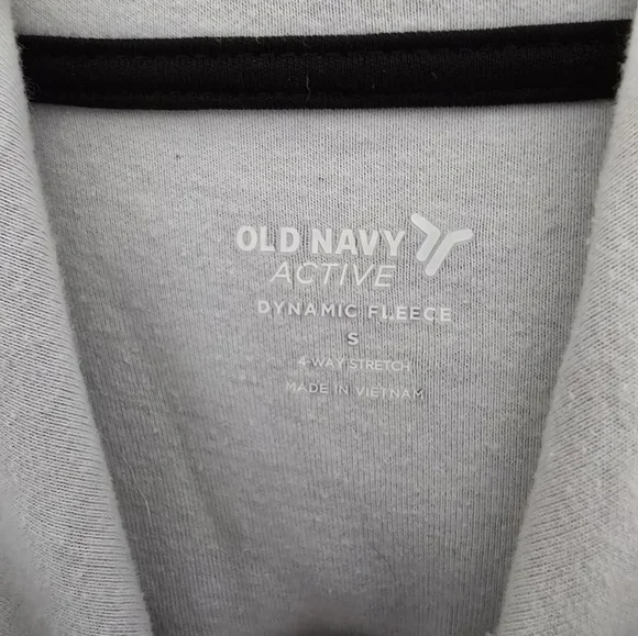 Old Navy Active fleece zip jacket, gray, men’s size small. - Picture 4 of 6